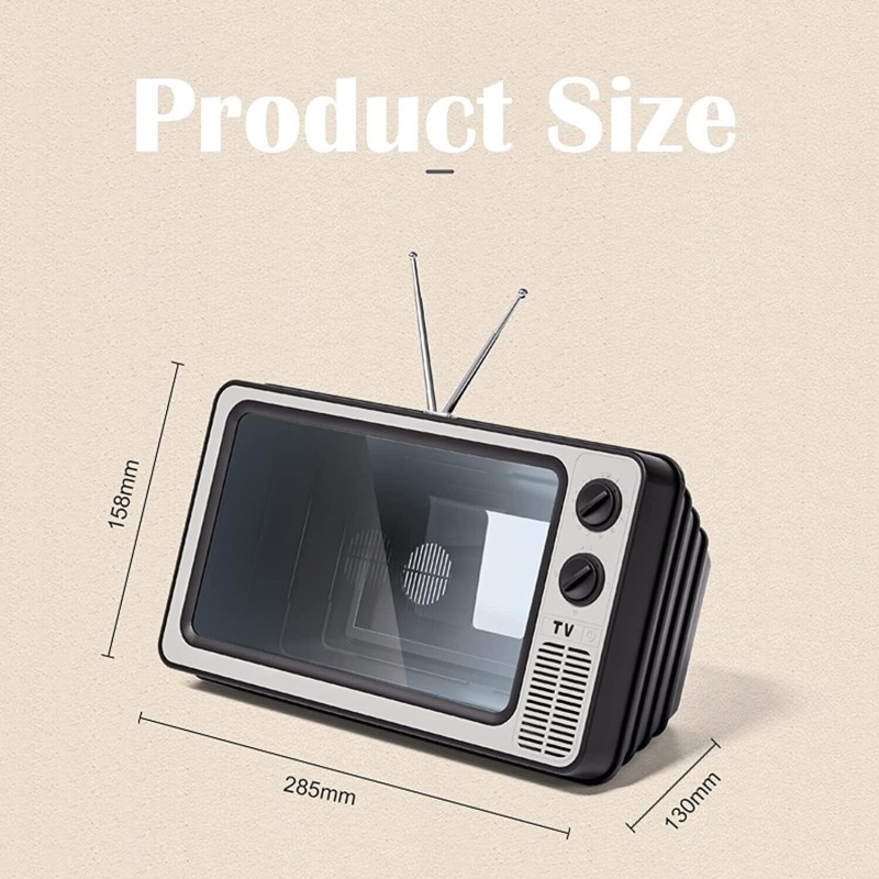 Schermo Lente Ingrandimento Smartphone 3D 12"...