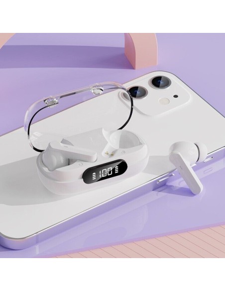 Auricolari Bluetooth APRO12 Cuffie Wireless5.3 LED Ricaricabili Senza Fili Phone