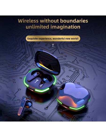 Auricolari Bluetooth PRO60 Cuffie Wireless 5.1 LED Ricaricabili Senza Fili Phone