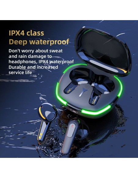 Auricolari Bluetooth PRO60 Cuffie Wireless 5.1 LED Ricaricabili Senza Fili Phone