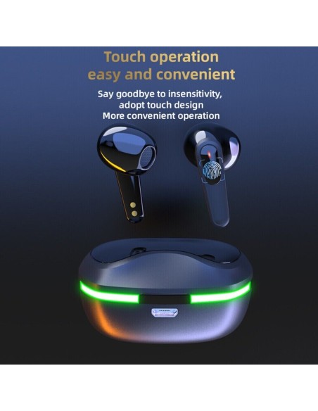 Auricolari Bluetooth PRO60 Cuffie Wireless 5.1 LED Ricaricabili Senza Fili Phone