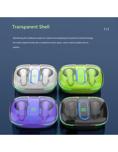 Auricolari Bluetooth PRO70 Cuffie Wireless 5.3 LED Ricaricabili Senza Fili Phone