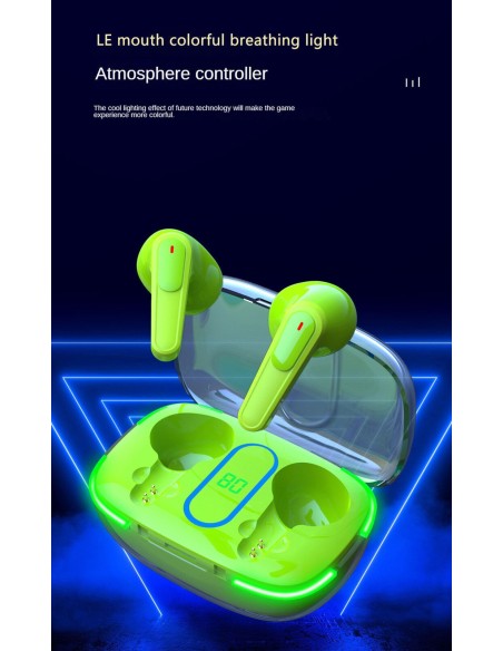 Auricolari Bluetooth PRO70 Cuffie Wireless 5.3 LED Ricaricabili Senza Fili Phone