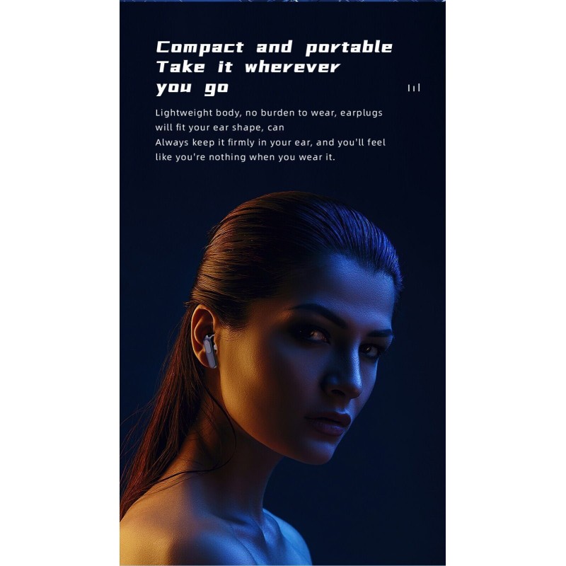 Auricolari Bluetooth PRO70 Cuffie Wireless 5.3...