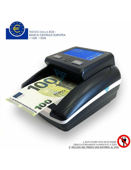 Rilevatore di banconote rileva e conta soldi euro usb portatile 2021