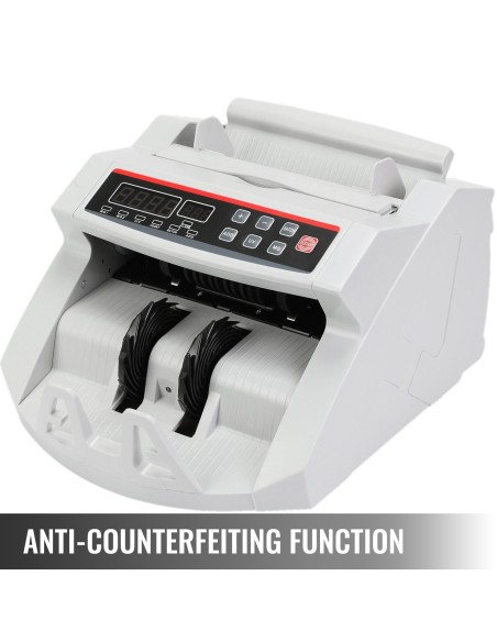 Conta Banconote Contatore con LED Contabanconote Rivelatore Contasoldi UV/MG