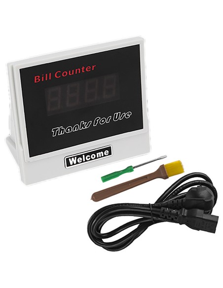 Conta Banconote Contatore con LED Contabanconote Rivelatore Contasoldi UV/MG