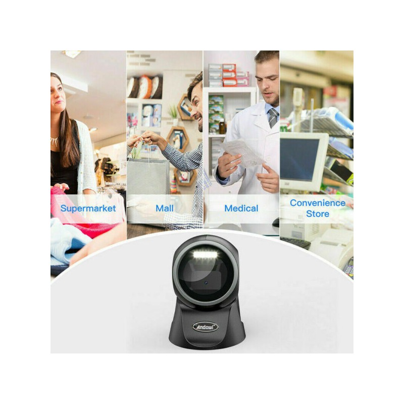 Scanner QR barcode lettore codici a barre 1D 2D...