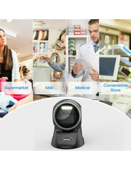 Scanner QR barcode lettore codici a barre 1D 2D USB