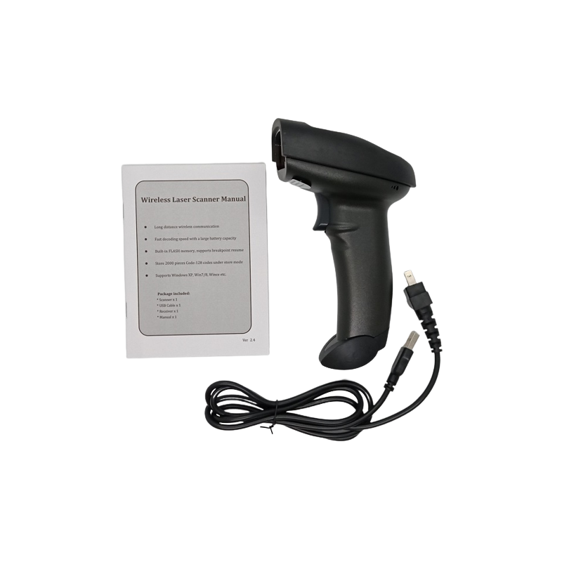 Lettore scanner di codici a barre QR WIRELESS