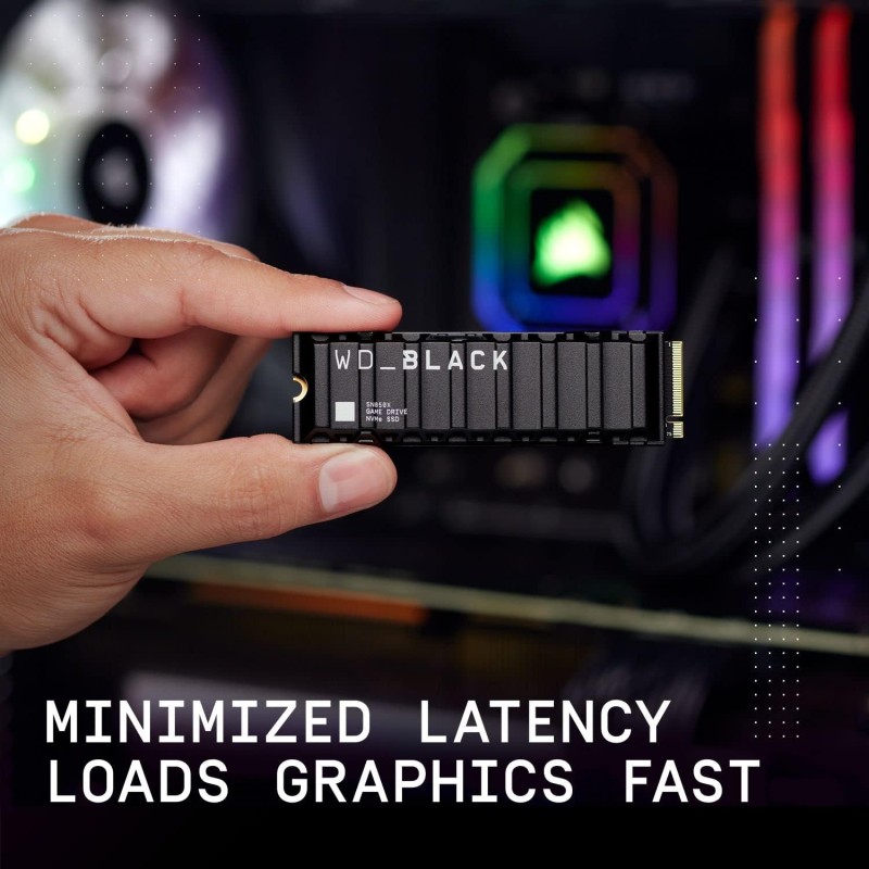 WD SSD Interno NVME4.0 1TB SN850X WD-BLACK...