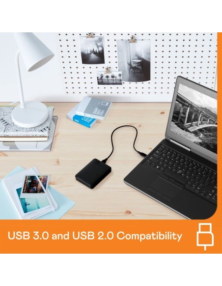 Western Digital HDD esterno 2TB WDBU6Y0020BBK  elements 2.5" USB 3.0