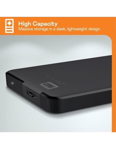 Western Digital HDD esterno 2TB WDBU6Y0020BBK  elements 2.5" USB 3.0