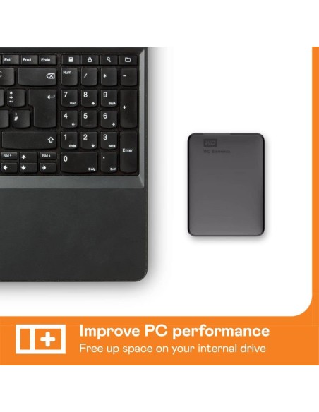 Western Digital HDD esterno 2TB WDBU6Y0020BBK  elements 2.5" USB 3.0