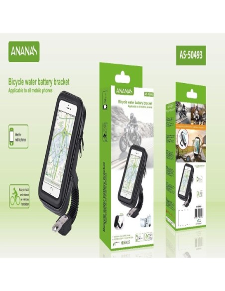 Supporto per telefono impermeabile per moto 6.3 "