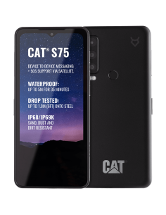 CAT S75 6+128GB 6.6" 5G/SATELLITE BLACK