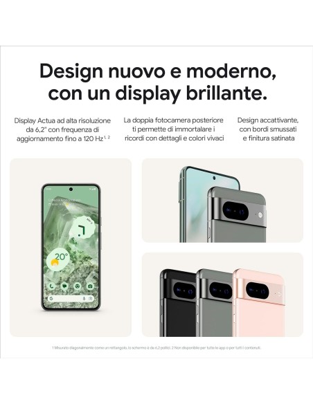 GOOGLE Pixel 8 5G 8+256GB 6,2" HAZEL