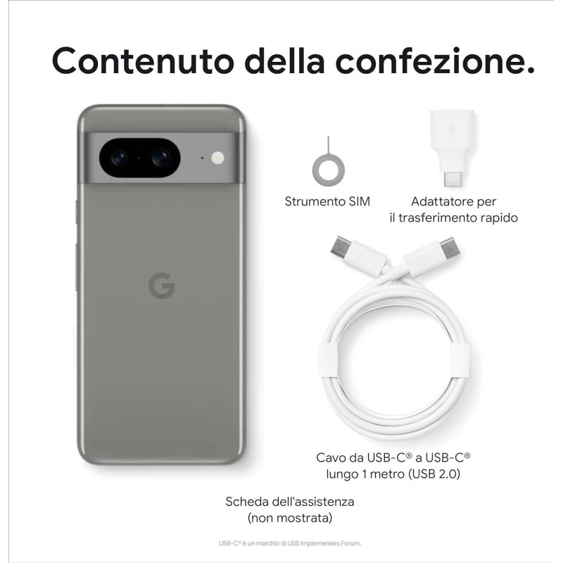 GOOGLE Pixel 8 5G 8+256GB 6,2" HAZEL