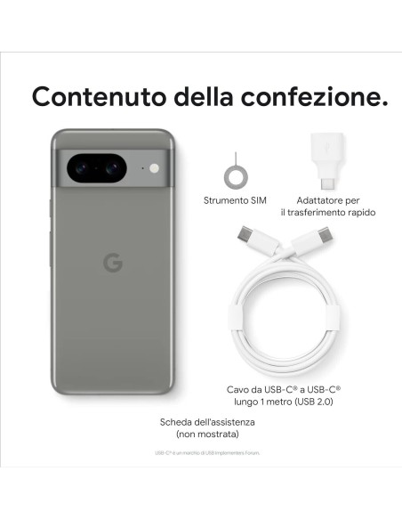 GOOGLE Pixel 8 5G 8+256GB 6,2" HAZEL