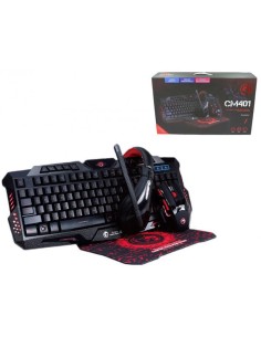 MARVO Tastiera + Mouse + Cuffia + Tappetino Gaming - CM401 2