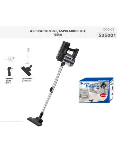 Aspirapolvere aspirabriciole Nera DGBavaria 600W 2