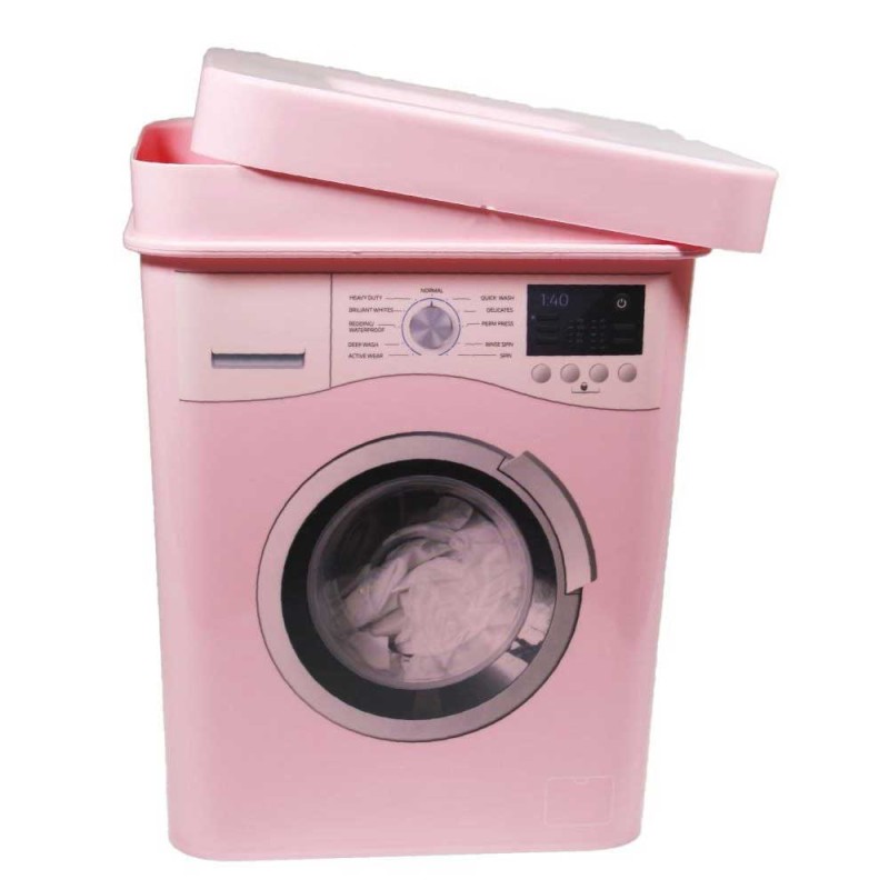 Contenitore cesto Biancheria Rosa a forma di...