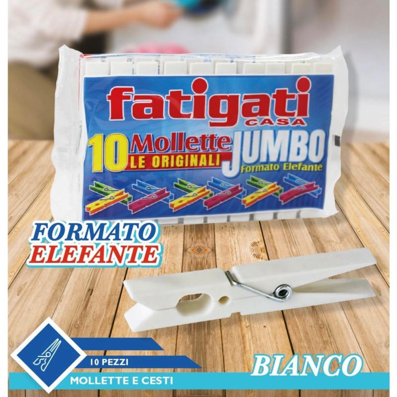 240 Mollette formato elefante Jumbo Fatigati