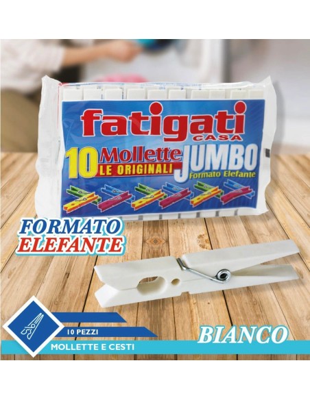 240 Mollette formato elefante Jumbo Fatigati