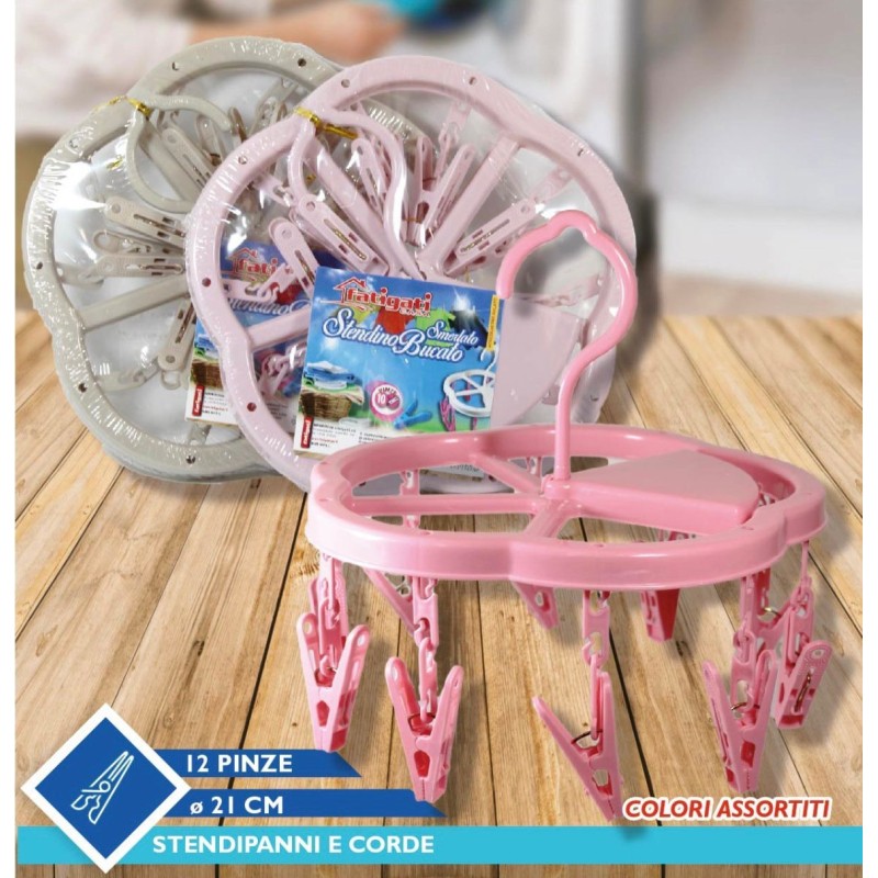 Stendino Bucato 12 Pinze