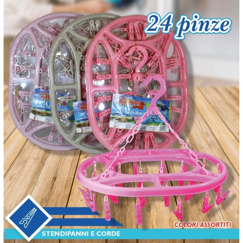 Stendino bucato 24 Pinze Fatigati