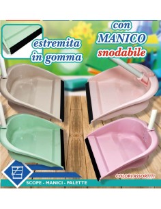 Paletta con manico snodabile , estremità in gomma 2