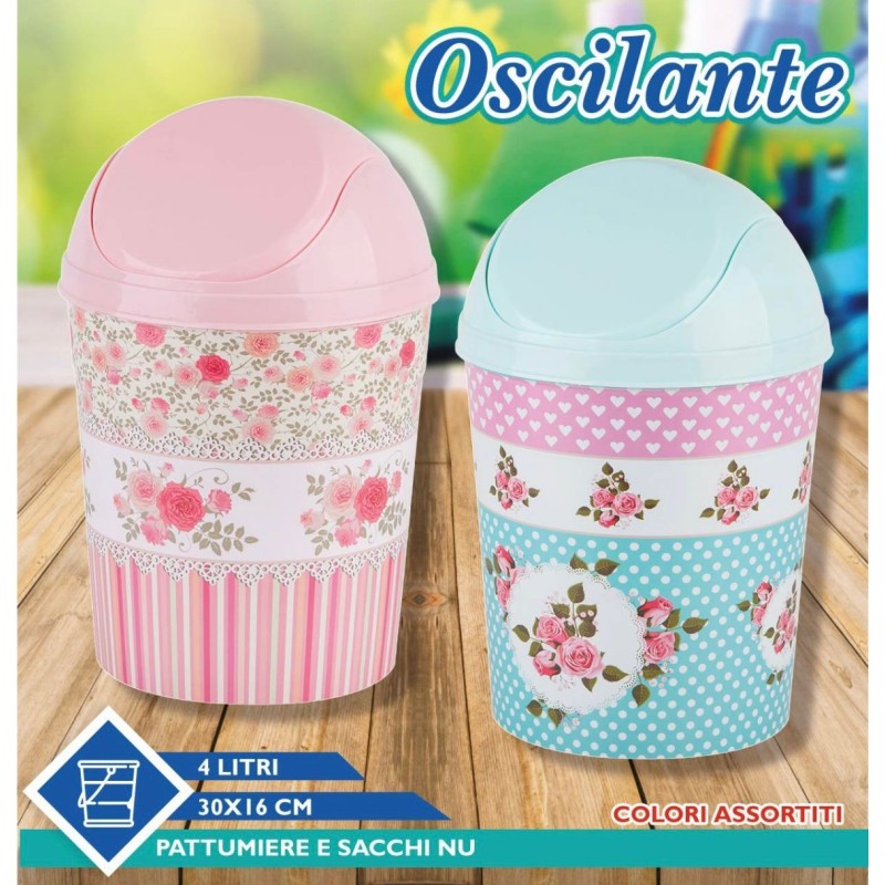 Pattumiera Oscillante 4L 30x16cm