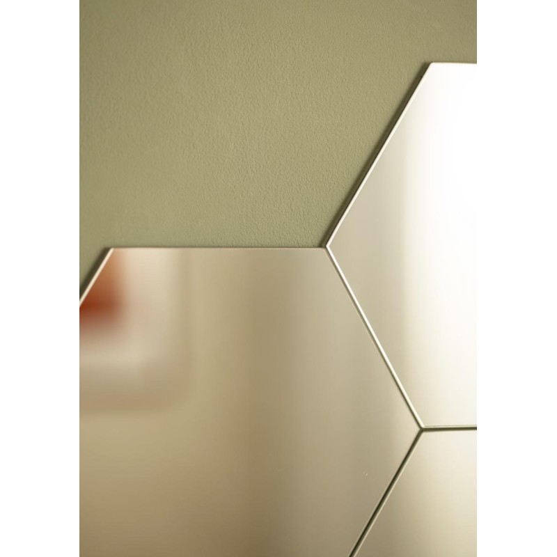 Specchio decorativo esagono 8pz