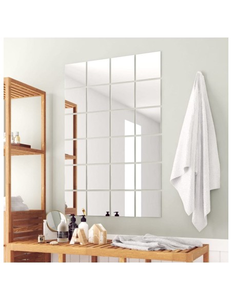 Specchio decorativo quadrati 8pz