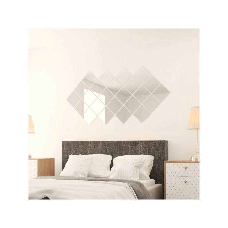 Specchio decorativo quadrati 8pz
