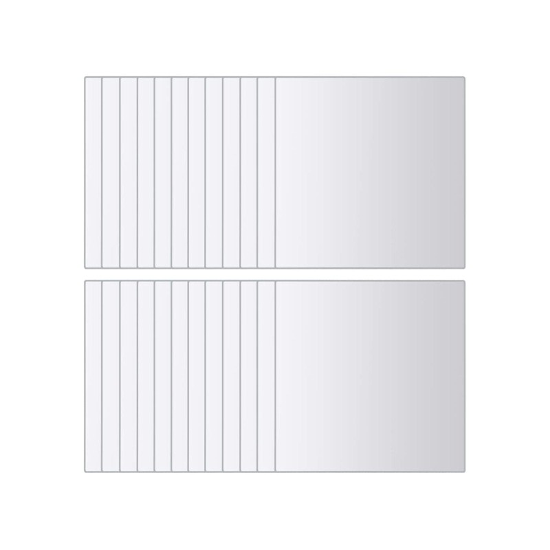 Specchio decorativo quadrati 8pz