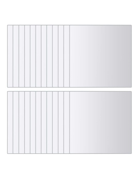 Specchio decorativo quadrati 8pz