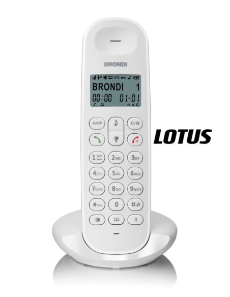 Brondi Cordless digital Bianco Lotus