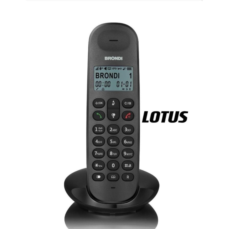 Brondi Cordless digital Nero Lotus