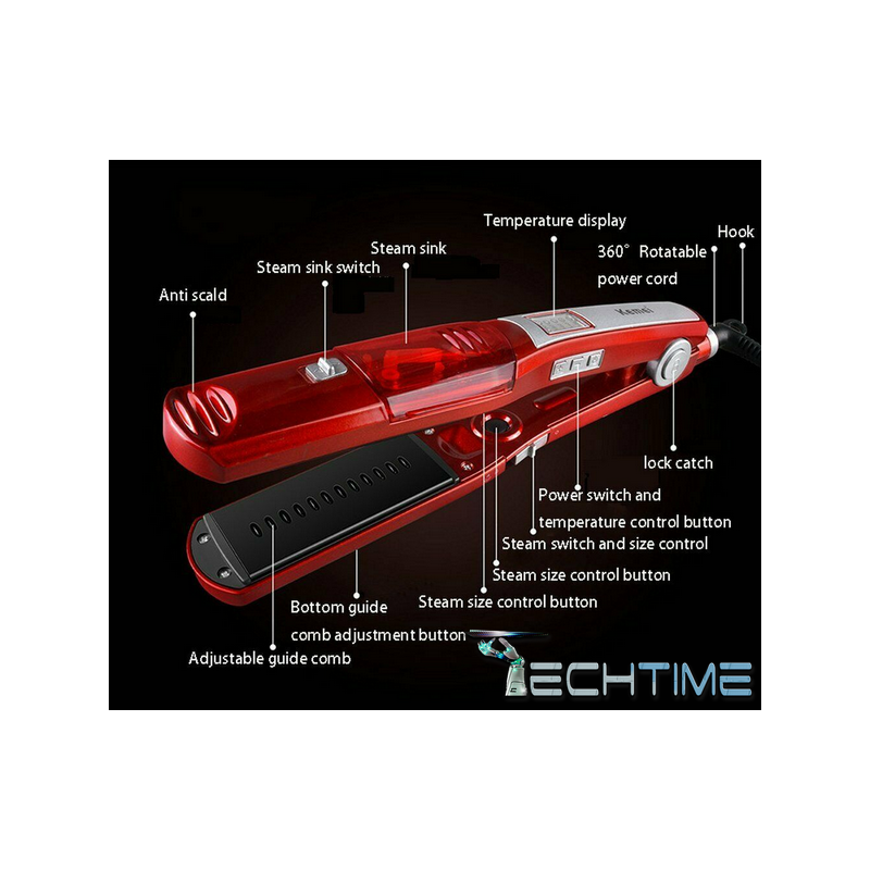 Piastra a Vapore per Capelli lisci Sonar