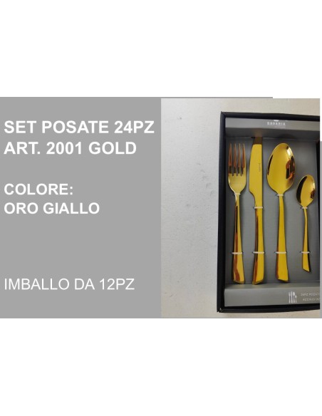 Set Posate 24pz. art.2001  Bavaria