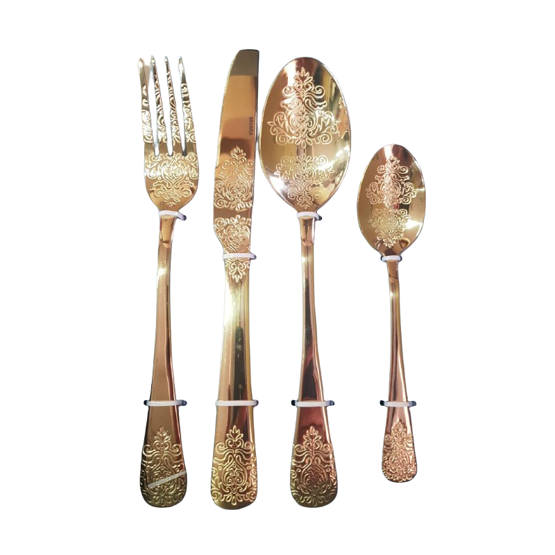 Set Posate 24pz. Gold art. 3358