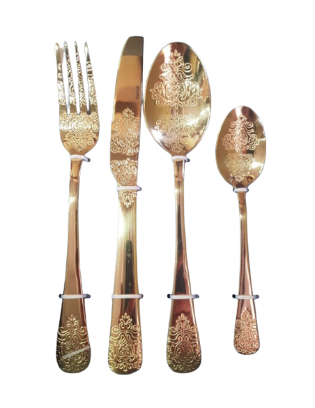 Set Posate 24pz. Gold art. 3358