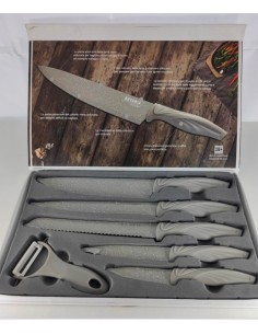 Set coltelli 6pz. Grigio Bavaria 2