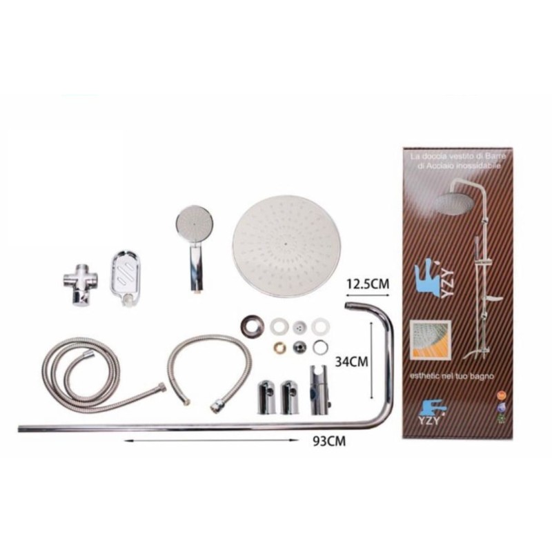 Kit doccia in acciaio inossidabile 99008