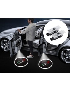 Luci sottoporta 500X tricolore Italia con filo 2