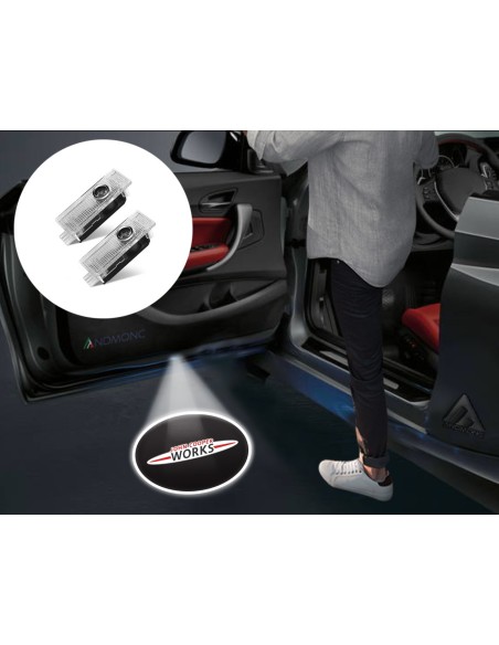 Luci sottoporta Mini Cooper JCW con filo