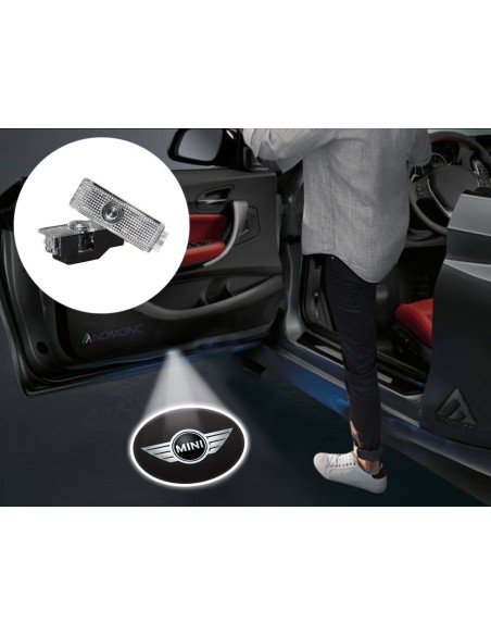 Luci sottoporta Mini Cooper con filo