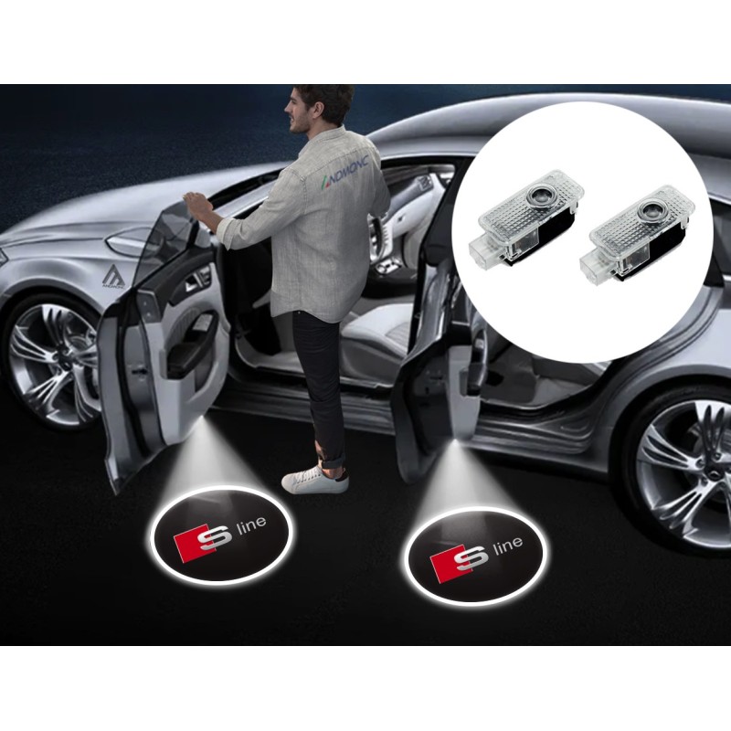 Luci sottoporta Audi S-line con filo