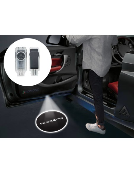 Luci sottoporta Audi Quattro con filo